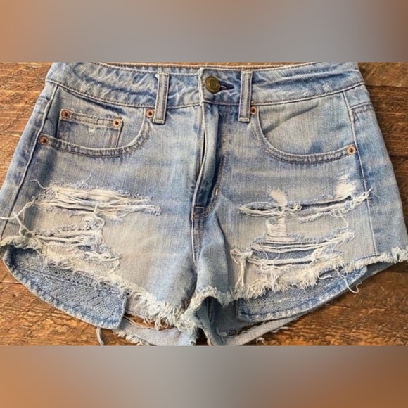 Pants - Distressed Denim Women Shorts (Size 2)